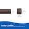 Kenney Mfg Twist & Fit No Tools Spring Tension Shower Curtain Rod, 42-72in, Chocolate KN609L/15V1 - alternate 9